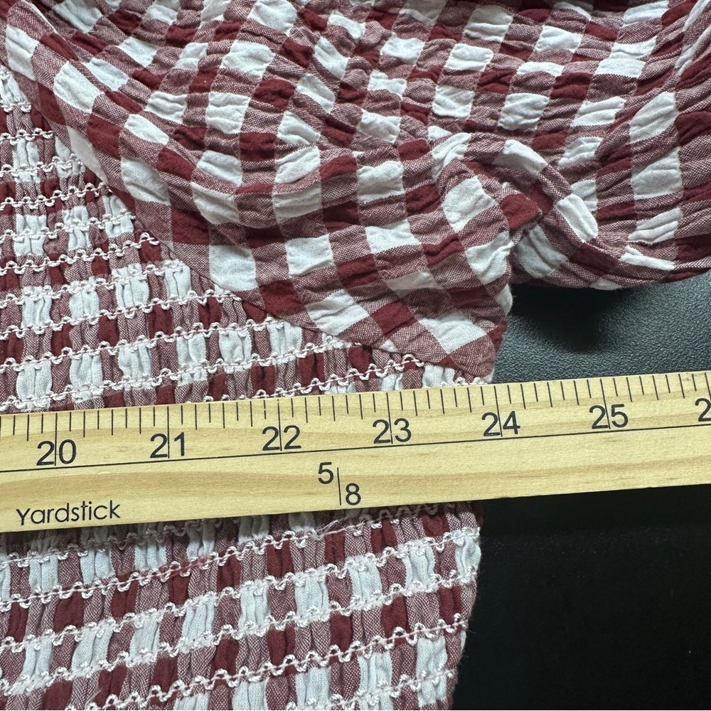 JessaKae Annabelle Plaid Maxi Dress 4x Smocked Tiered Cottagecore Prairiecore - Picture 12 of 14